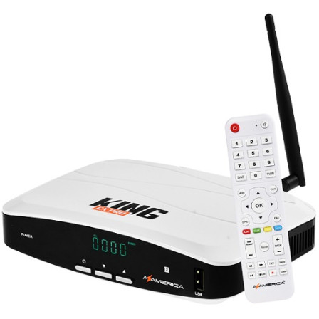 Receptor Azamerica King GX Pro Full HD - Qualidade de Imagem Superior