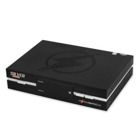 Receptor Azamerica Silver GX Pro 4K - Ultra HD para Filmes e Séries