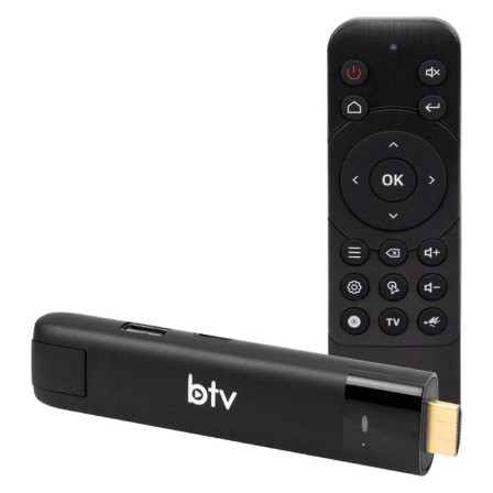 BTV Stick 15 - Streaming Portátil com Filmes, Séries e Canais ao Vivo