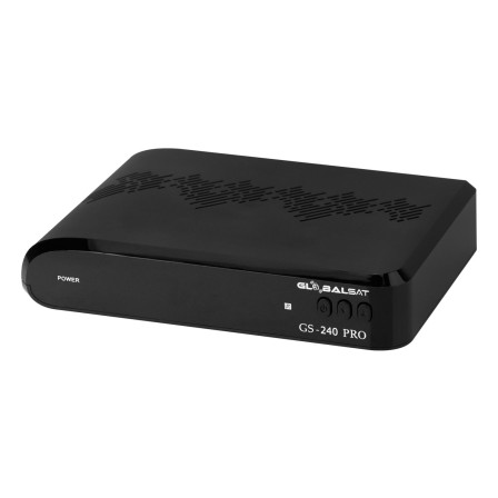 Receptor Globalsat GS 240 Pro - Alta Performance para Canais e Streaming