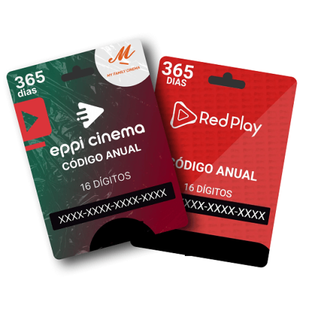 Cartão Redplay + Eppi Cinema Anual - Combo de Filmes, Séries e Canais por 1 Ano