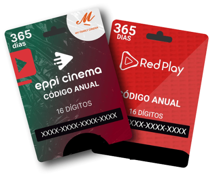 Cartão Redplay + Eppi Cinema Anual - Combo de Filmes, Séries e Canais por 1 Ano